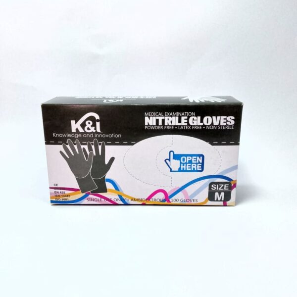 GUANTES DE NITRILO NEGRO