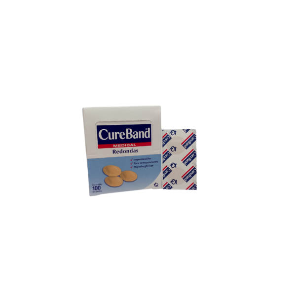 Curitas redonda cureband X 100 UNDS
