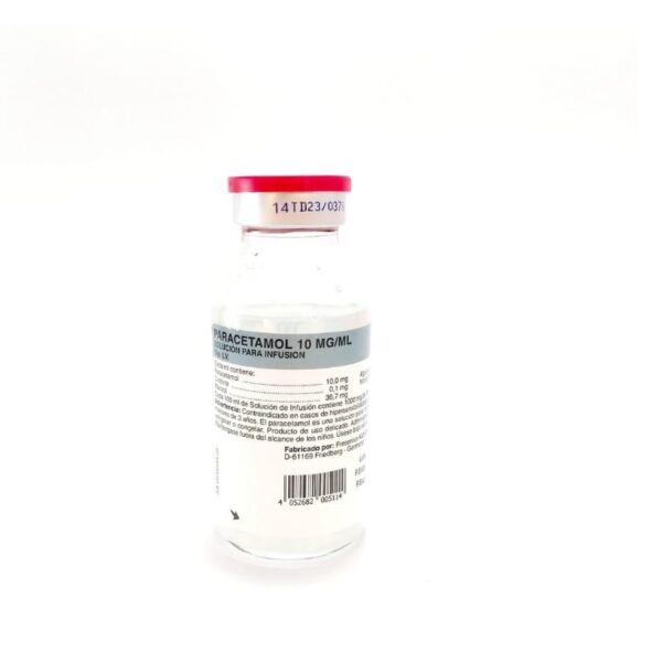PARACETAMOL FRESENIUS KABI 10 MG / ML VIAL 100 ML