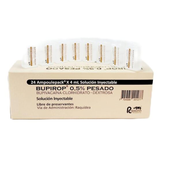 BUPIROP 0.5% PESADO 4ML APP