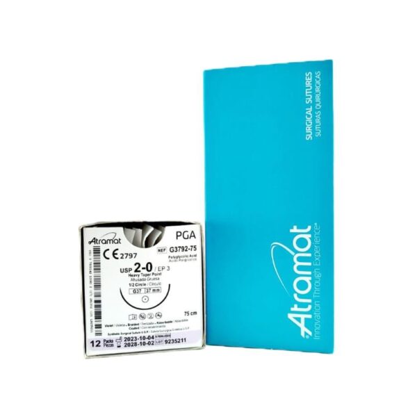 ACIDO POLIGLICOLICO ATRAMAT # 2 - 1/2 G37 -37mm - 75cm