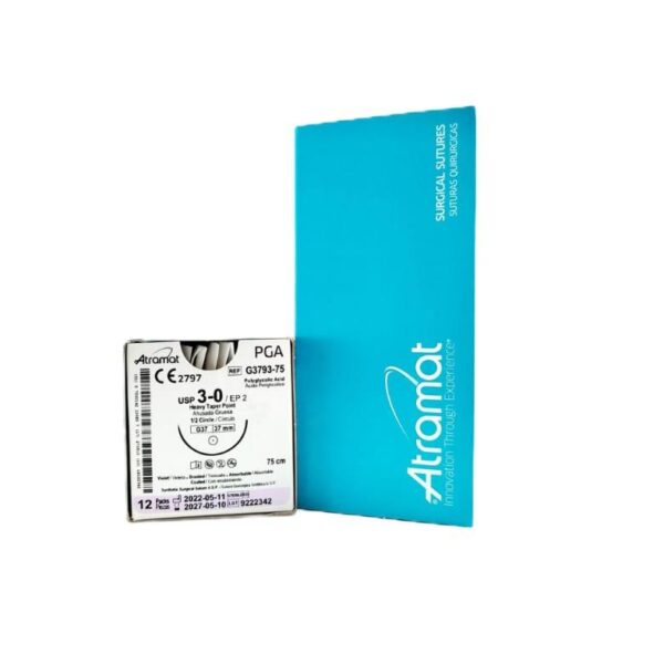 ACIDO POLIGLICOLICO ATRAMAT # 3 - 1/2 G37 -37mm - 75cm