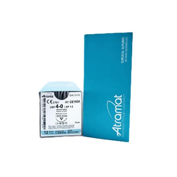 SEDA ATRAMAT 4/0 - 19MM - 75CM